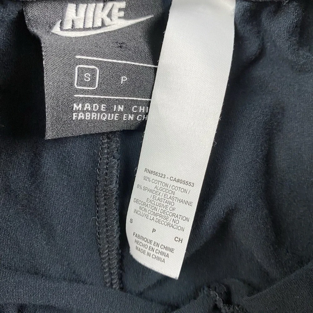 Nike Running Pants‎ Girls Size Small Black Training Tight Fit